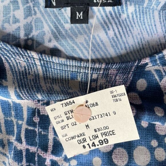 NWT Jessica Max Three Quarter Sleeve Top Size M - Picture 7 of 8